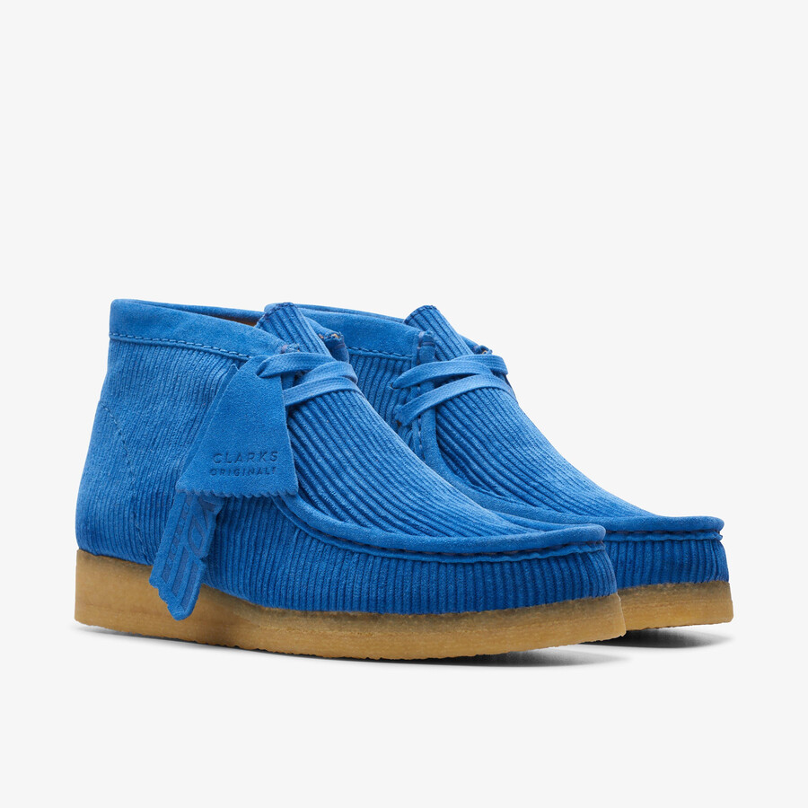 buty wallabee - pacific blue
